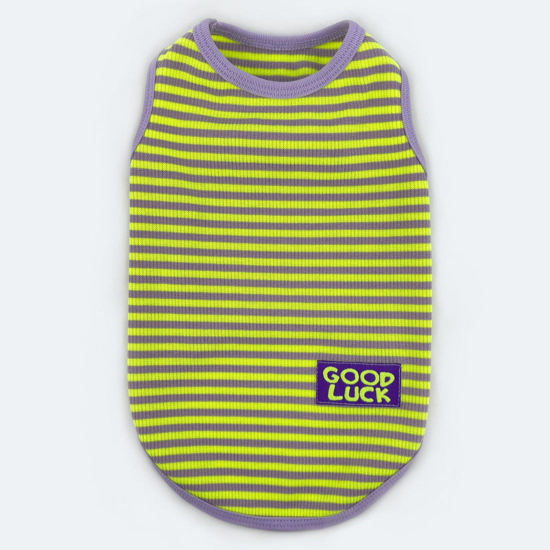 Cool Breathable Striped Pet Vest Clothing Lightweight Design