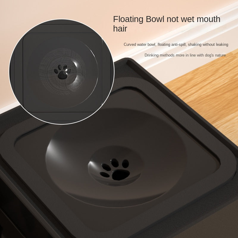 Adjustable Elevated Double Stainless Steel Pet Bowl Stand