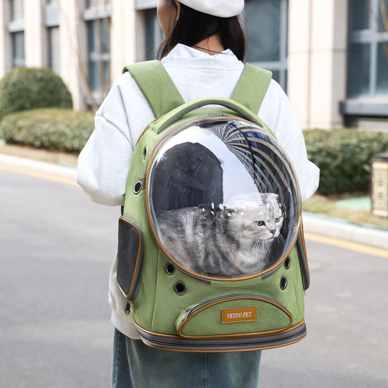 Transparent Large Capacity Portable Pet Backpack Carrier