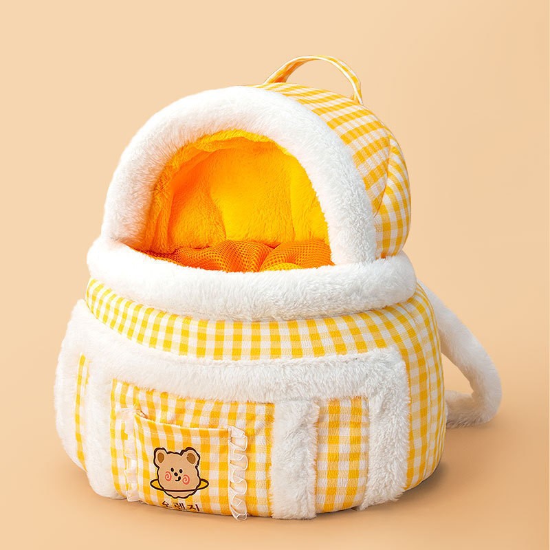 Animal Shaped Pet Diaper Bag Portable Backpack Carrier
