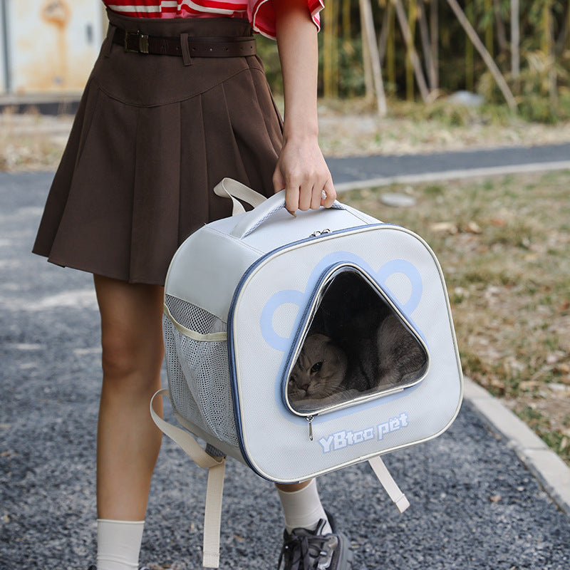 Portable Large Capacity Breathable Pet Backpack Carrier