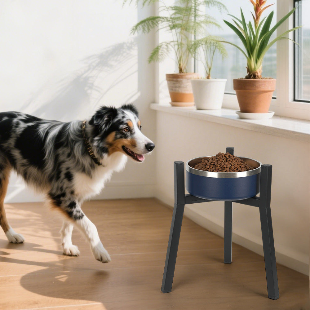 Adjustable Width Pet Bowl Bracket For Feeding Support