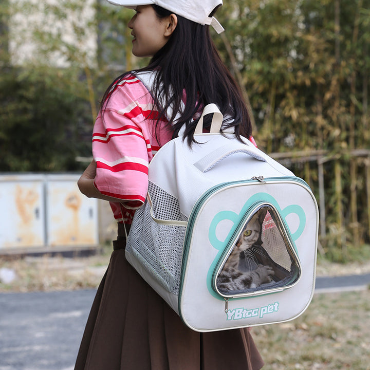 Portable Large Capacity Breathable Pet Backpack Carrier