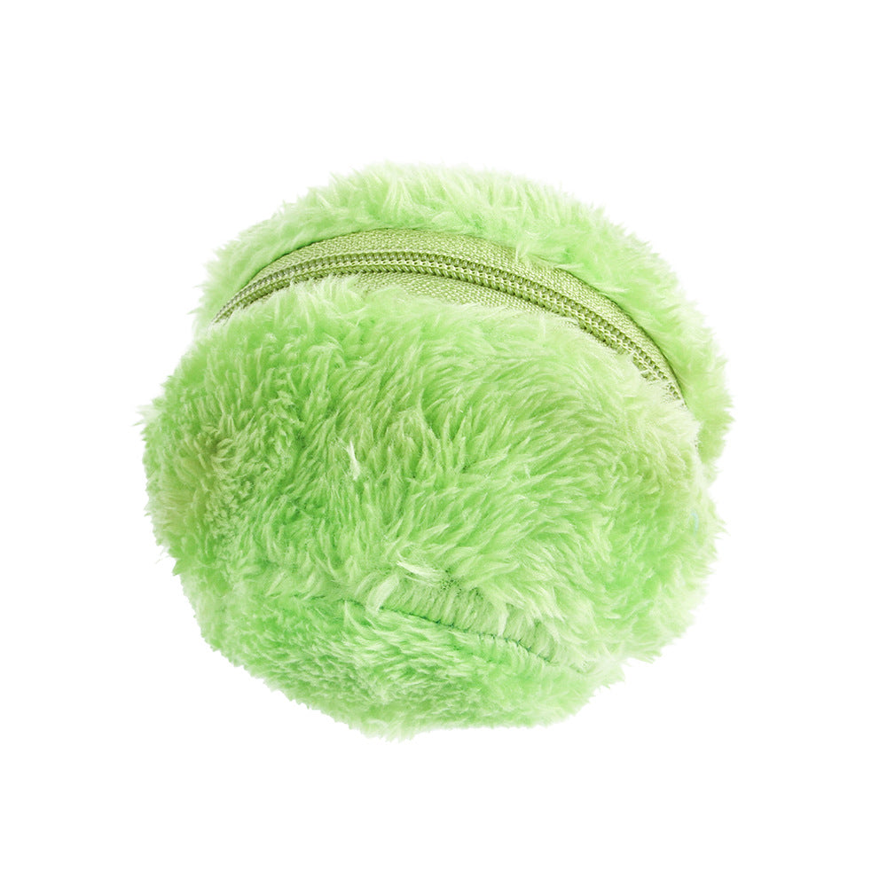 Automatic Interactive Rolling Ball Pet Toy For Play And Chew