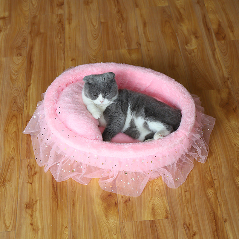 Semi-Enclosed Cozy Pet House
