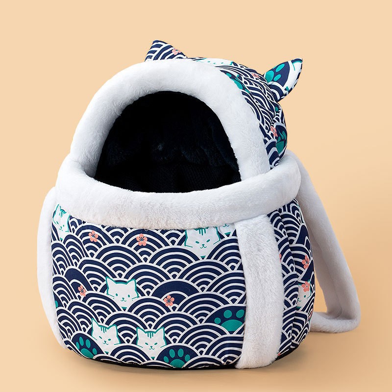 Animal Shaped Pet Diaper Bag Portable Backpack Carrier