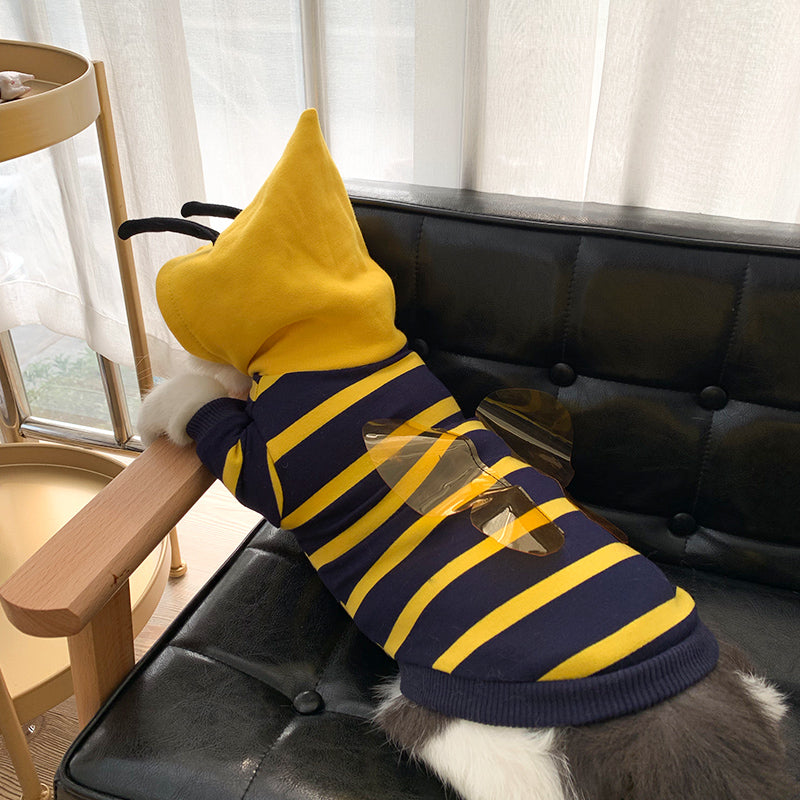 Winter Warm Plush Hooded Pet Coat Jacket Costume