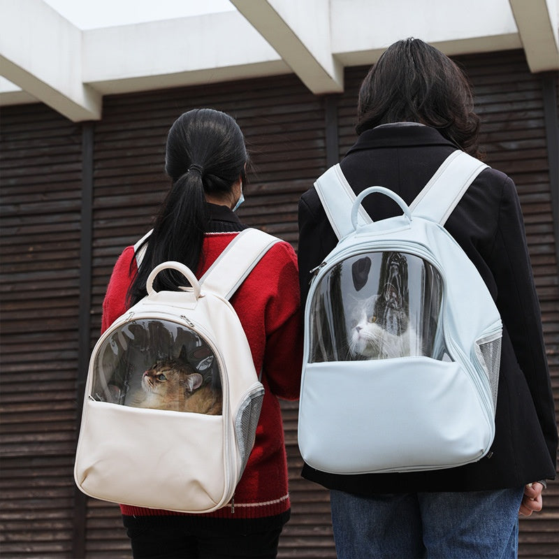 Half Window Heating System Pet Backpack Portable Carrier