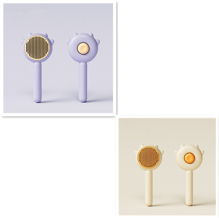 Pet Grooming Comb Hair Removal Massage Brush Cleaning Tool