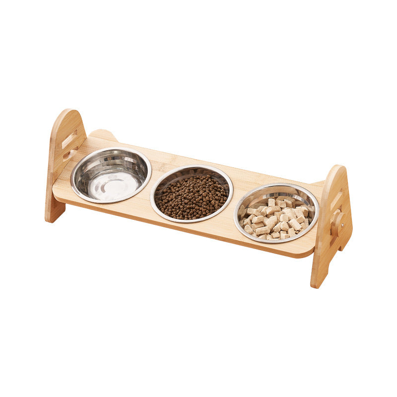 Oblique Mouth Pet Drinking Bowl Cervical Spine Support