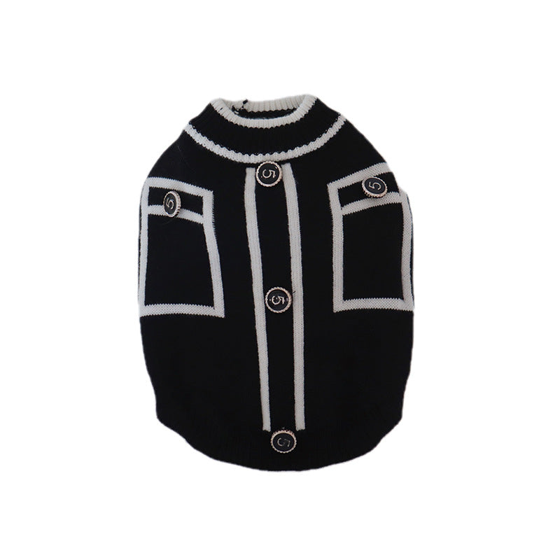 Warm Small Size Country Style Pet Sweater Clothing