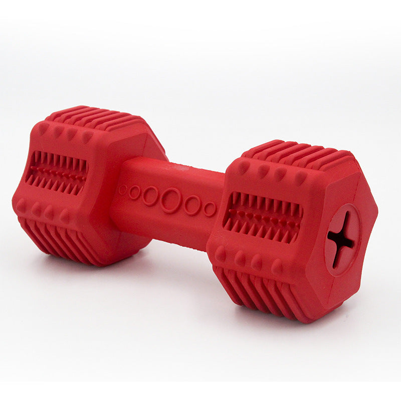 Rubber Interactive Pet Toy With Food Dispensing Design