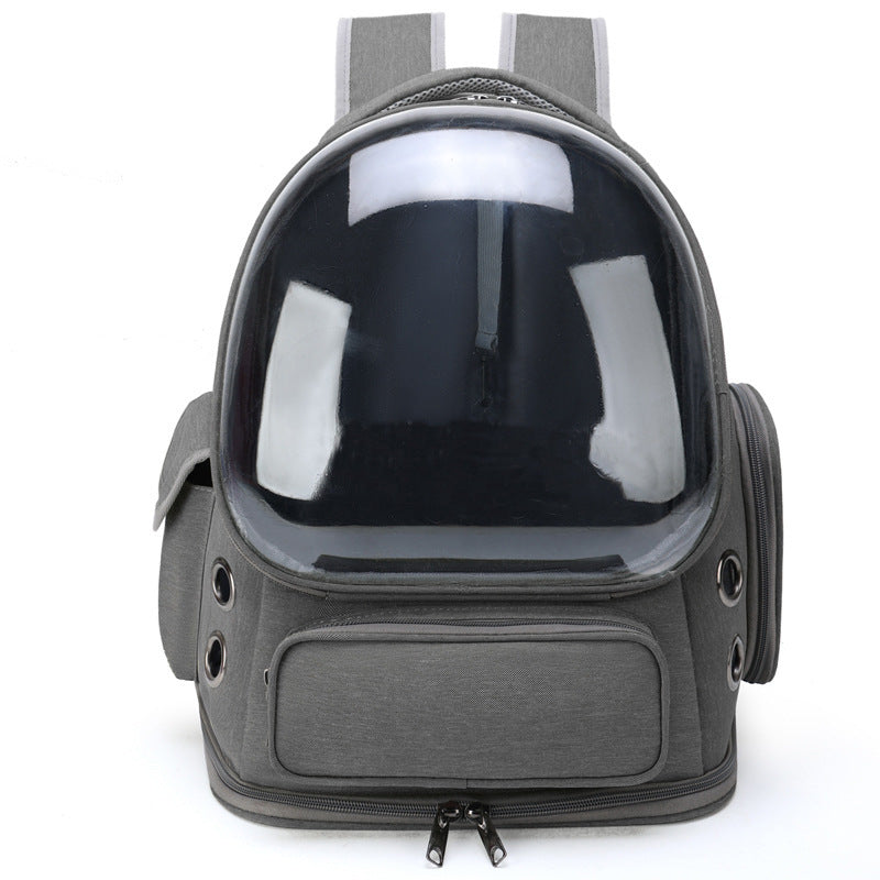 Portable Transparent Space Capsule Pet Backpack Diaper Bag