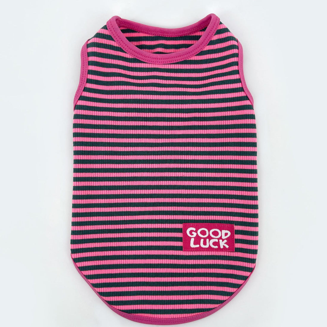 Cool Breathable Striped Pet Vest Clothing Lightweight Design