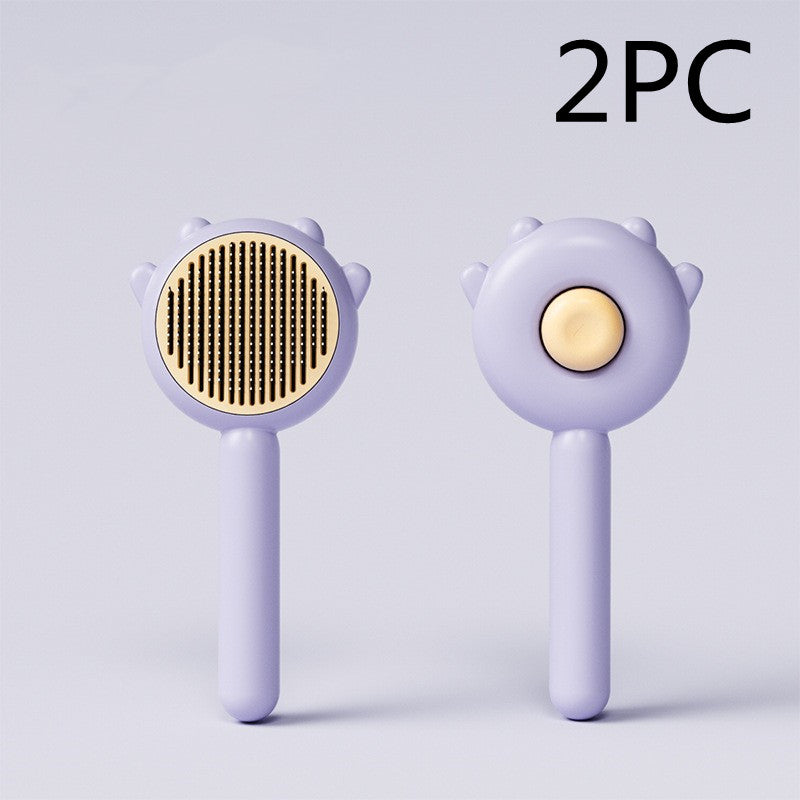 Pet Grooming Comb Hair Removal Massage Brush Cleaning Tool