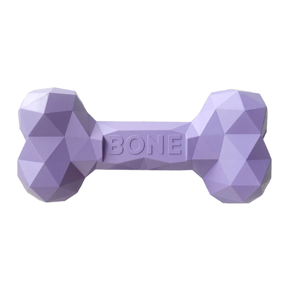 Rubber Bone Pet Toy For Teeth Grinding And Chewing