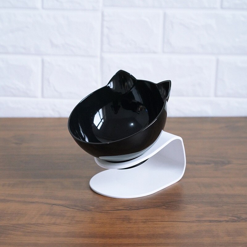 Non-Slip Double Raised Pet Food Bowl Stand