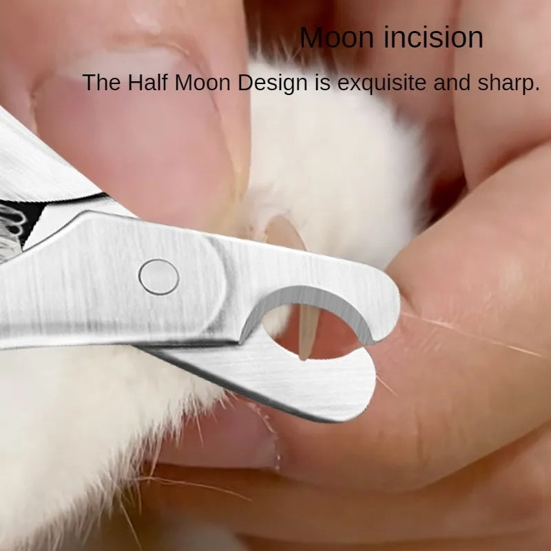 Professional Pet Nail Clippers Sharp Safety Stainless Steel Trimmer