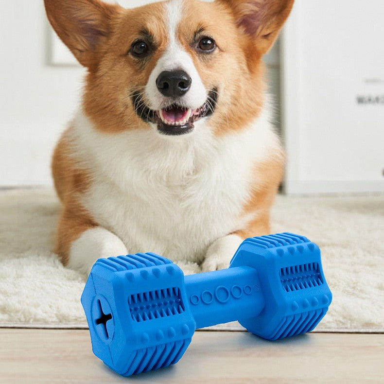 Rubber Interactive Pet Toy With Food Dispensing Design