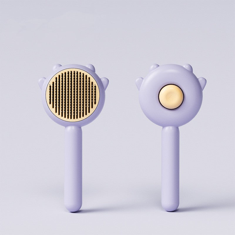 Pet Grooming Comb Hair Removal Massage Brush Cleaning Tool
