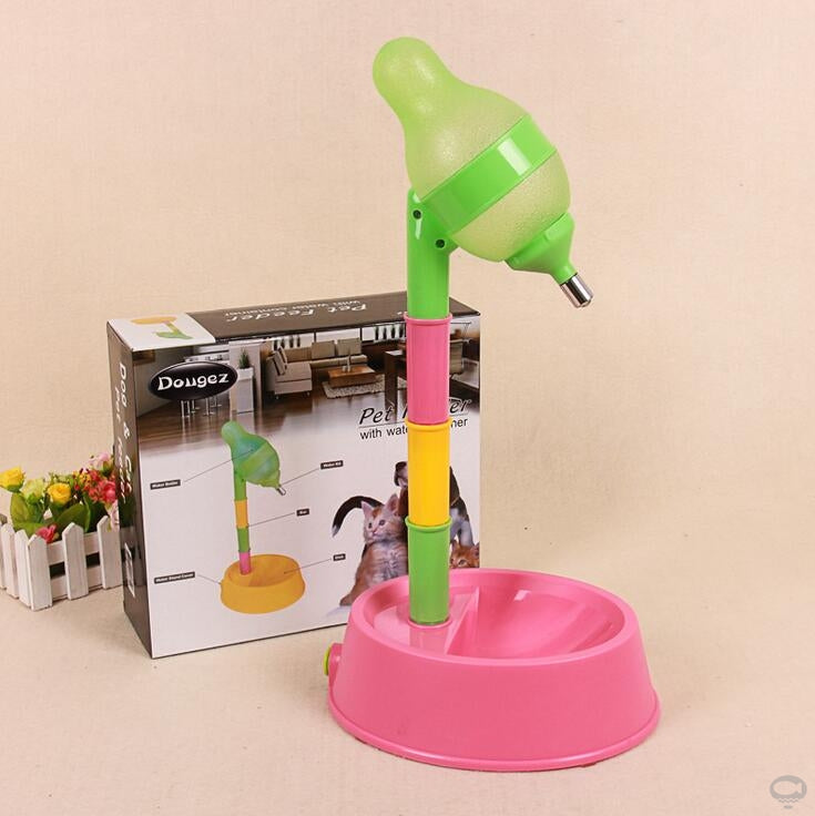 Automatic Adjustable Pet Water Dispenser Bowl Stand