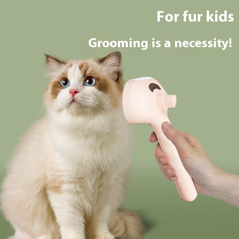 Pet Hair Remover Comb Spray Grooming Brush Dematting Tool