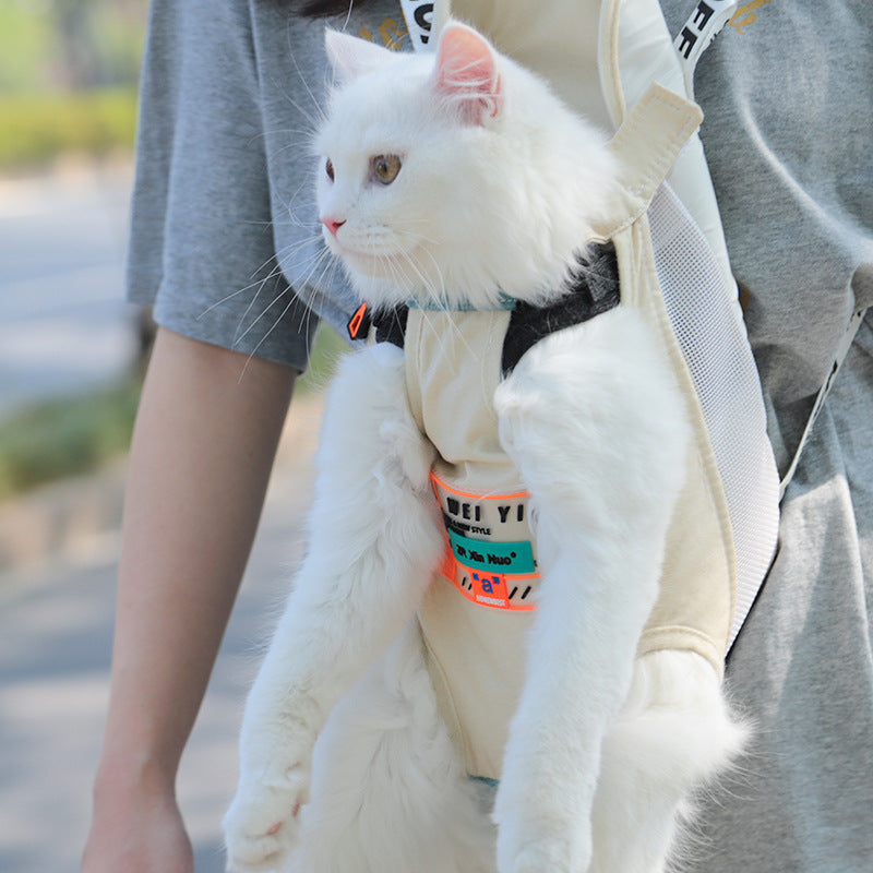 Portable Pet Shoulder Backpack Carrier For Travel