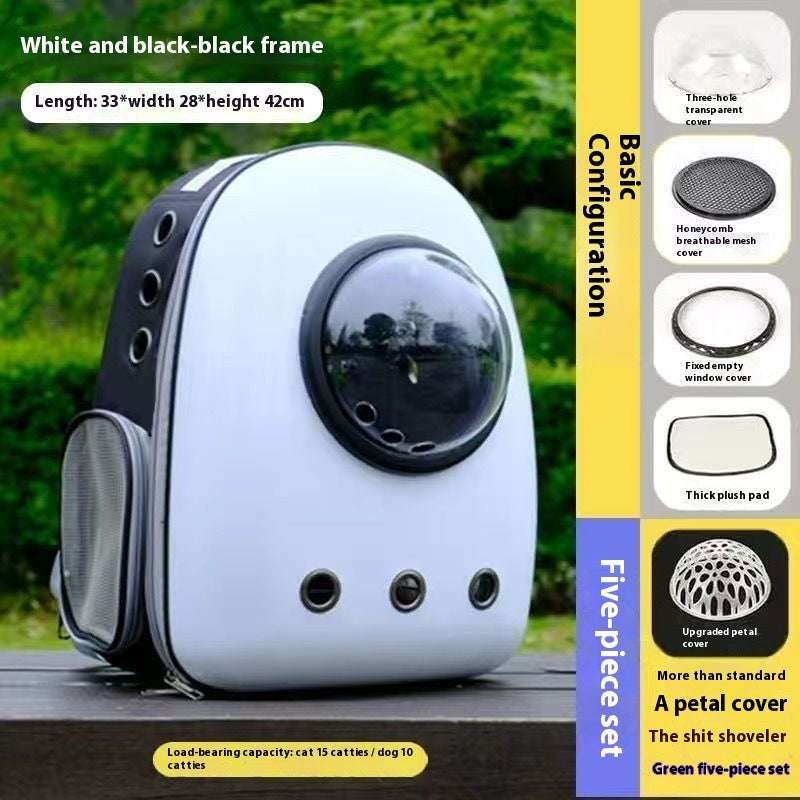 Plus Size Space Capsule Pet Backpack Travel Carrier
