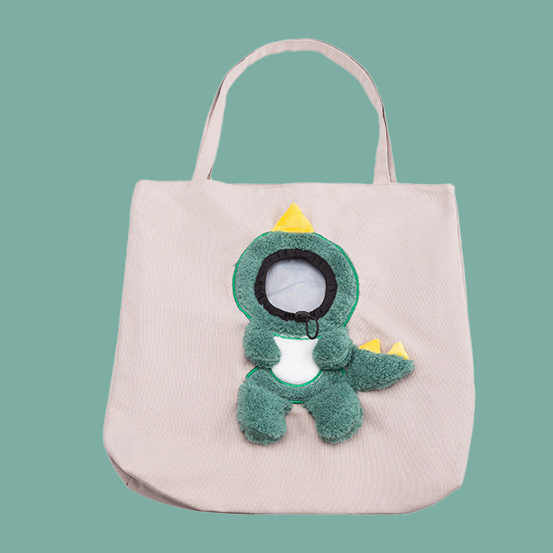 Animal Shaped Pet Diaper Bag Portable Backpack Carrier