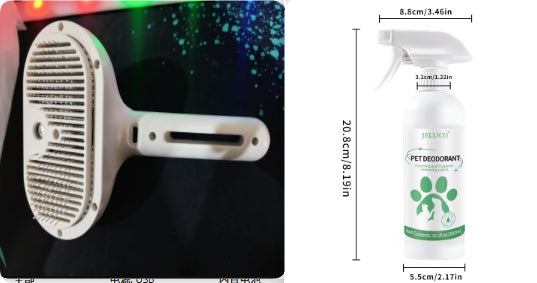 Self-Cleaning Pet Grooming Comb Hair Remover Brush