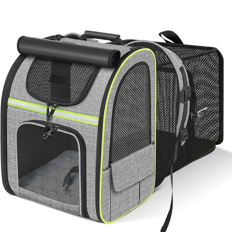 Portable Extendable Pet Backpack Carrier Diaper Bag