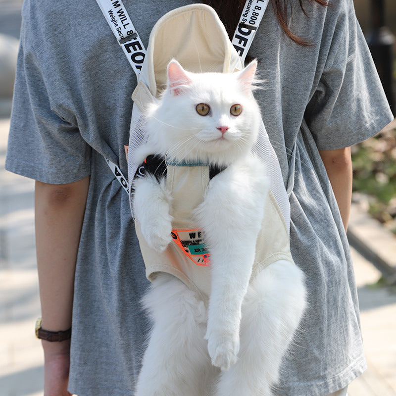 Portable Pet Shoulder Backpack Carrier For Travel