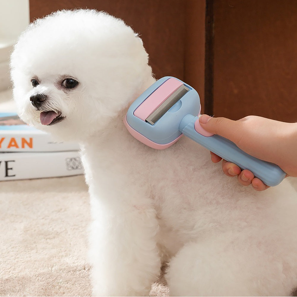 Pet Deshedding Grooming Brush Dematting Comb Hair Removal Tool