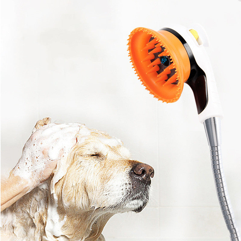 Pet Shower Nozzle Handheld Bath Sprayer Adjustable Water Flow