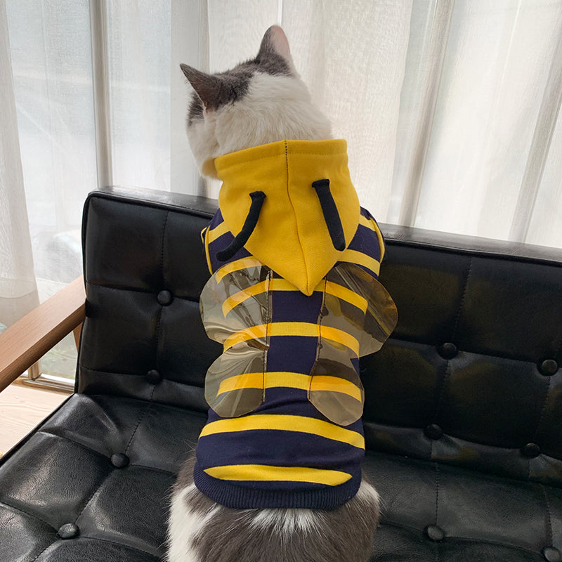 Winter Warm Plush Hooded Pet Coat Jacket Costume