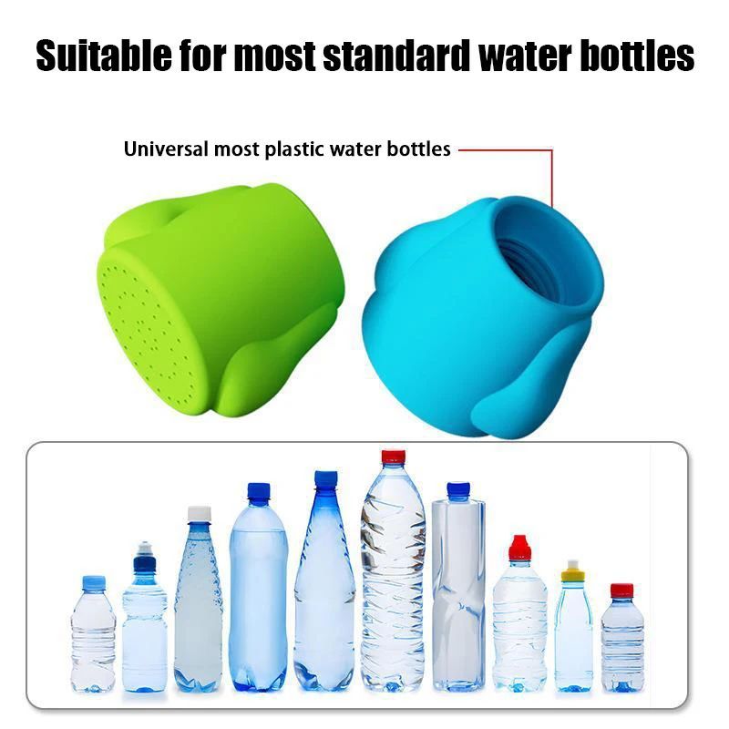 Pet Bath Sprayer Portable Silicone Shower Head Water Bottle Nozzle