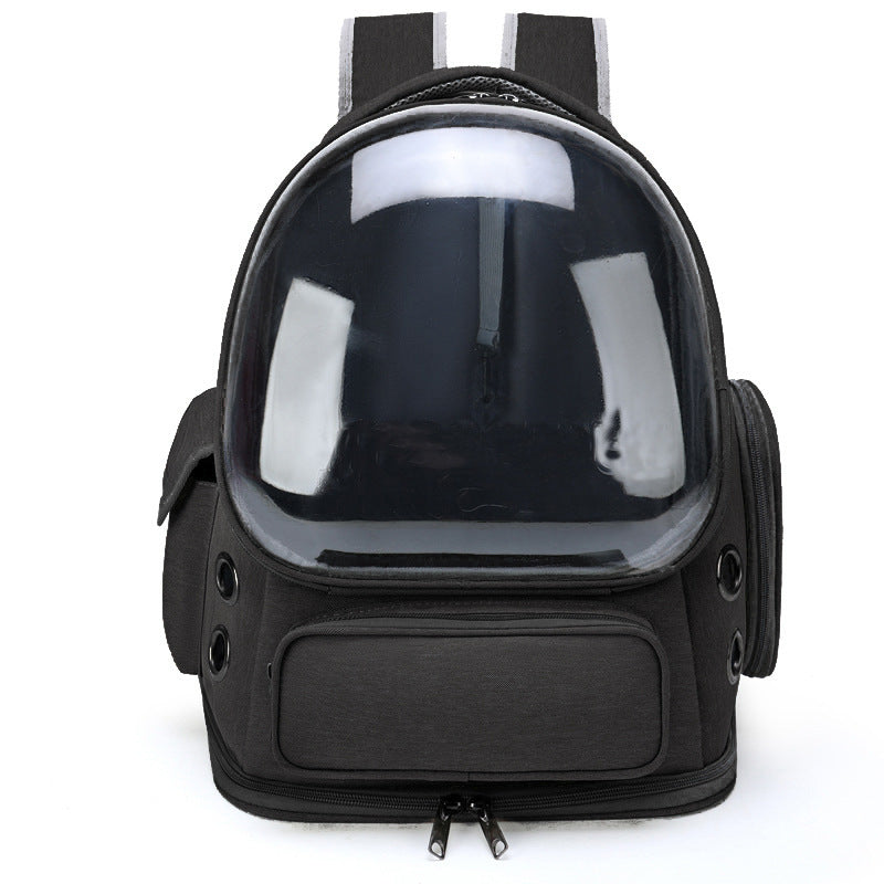 Portable Transparent Space Capsule Pet Backpack Diaper Bag