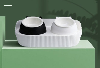 Ceramic Pet Food Bowl with Cervical Spine Support