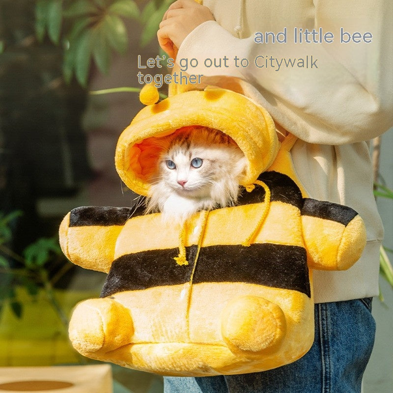Animal Shaped Pet Diaper Bag Portable Backpack Carrier