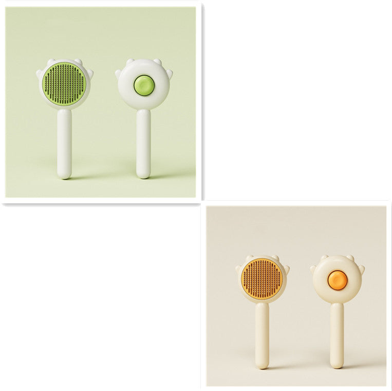 Pet Grooming Comb Hair Removal Massage Brush Cleaning Tool