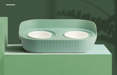 Ceramic Pet Food Bowl with Cervical Spine Support
