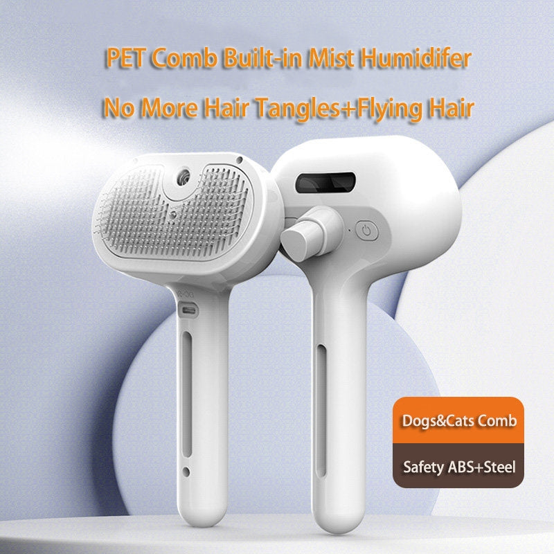 Self-Cleaning Pet Grooming Comb Hair Remover Brush