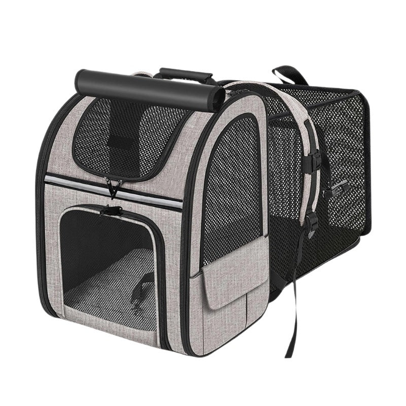 Portable Extendable Pet Backpack Carrier Diaper Bag