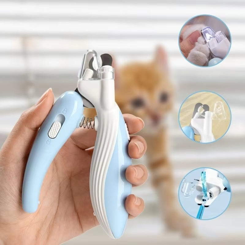 Professional Pet Nail Clippers Labor-Saving Paw Trimming Scissors