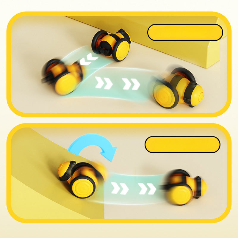 Electric Interactive Pet Toy With Random Moving Feather Teaser