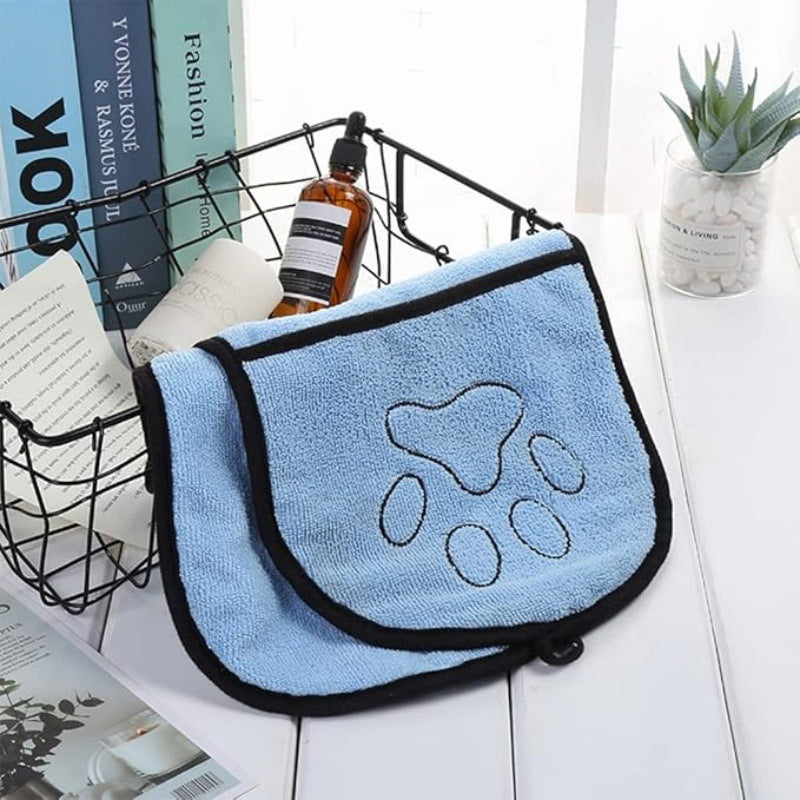 Quick Absorbent Pet Bath Towel Soft Comfortable Drying Cloth