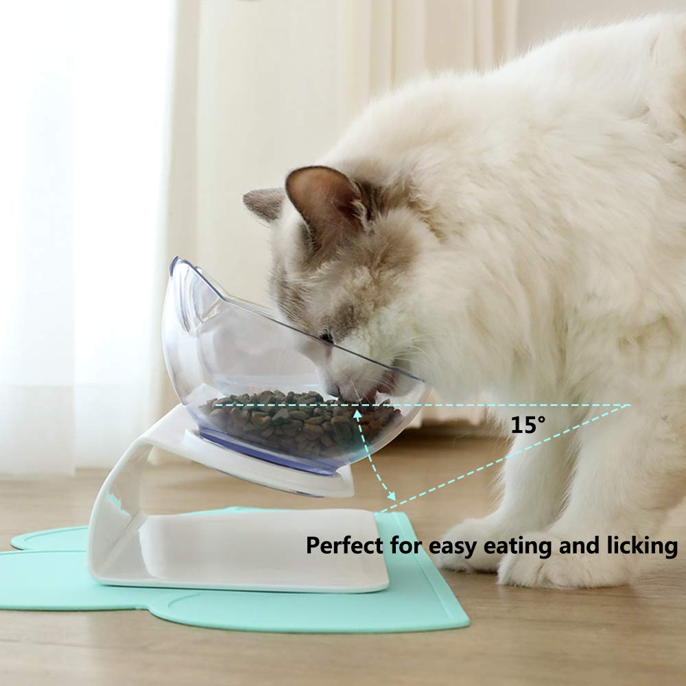 Non-Slip Double Raised Pet Food Bowl Stand