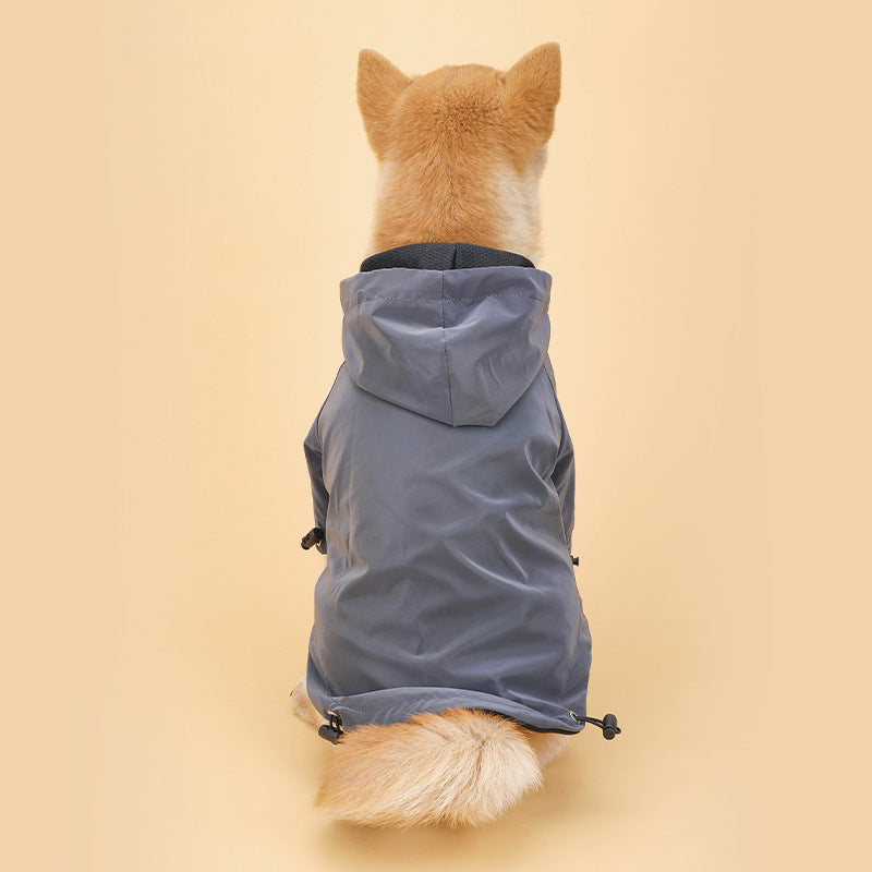 Rainproof Hooded Pet Jacket For Small Medium Pets