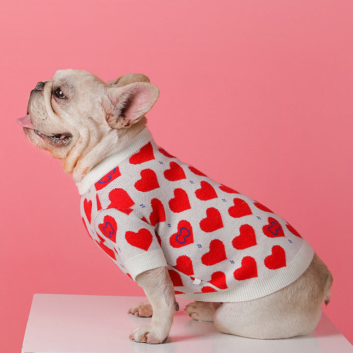 Knitted Pet Sweater Soft Warm Comfortable Design