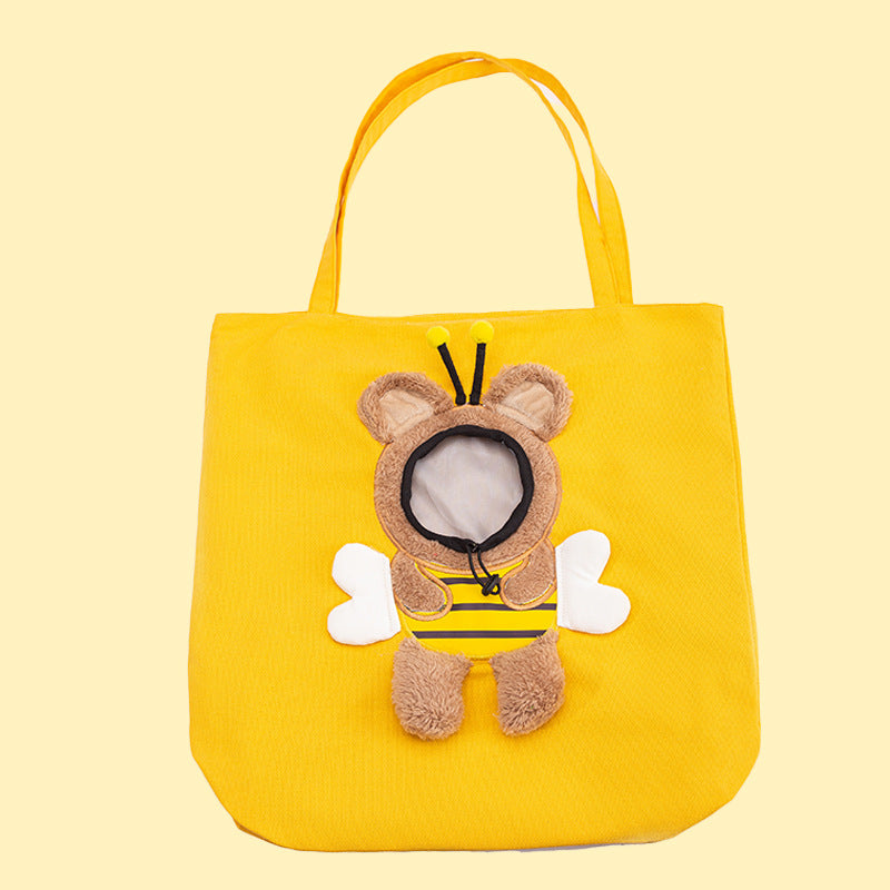 Animal Shaped Pet Diaper Bag Portable Backpack Carrier